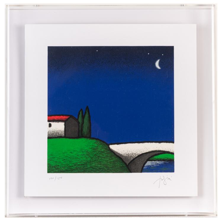 Bild 1 zu Objekt, Set of 4 graphics, 1990s, Tino Stefanoni, 179C 796