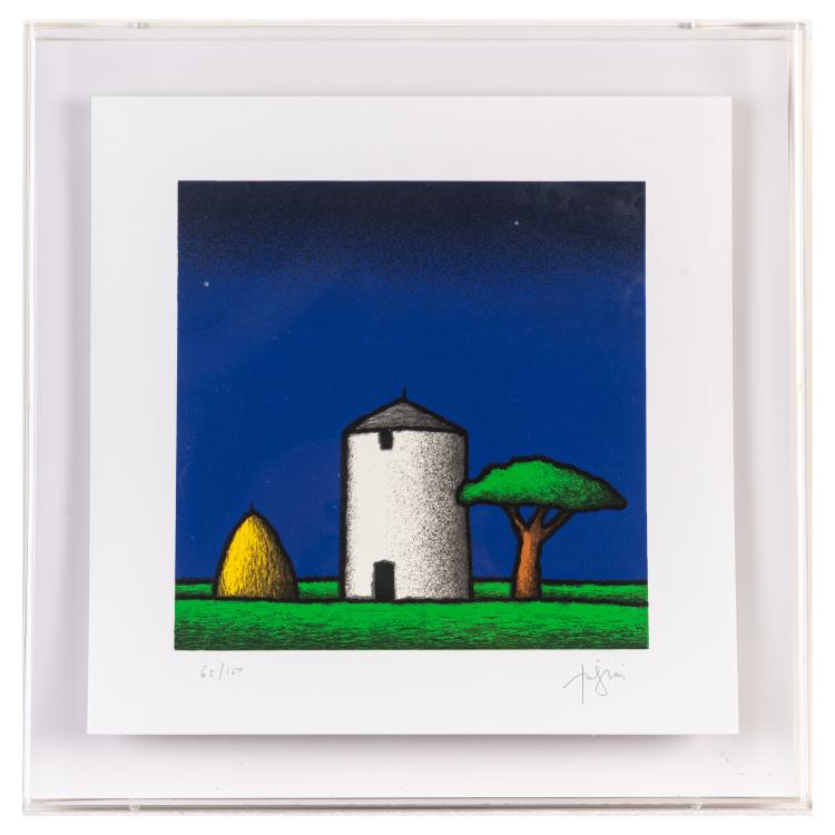 Bild 3 zu Objekt, Set of 4 graphics, 1990s, Tino Stefanoni, 179C 796