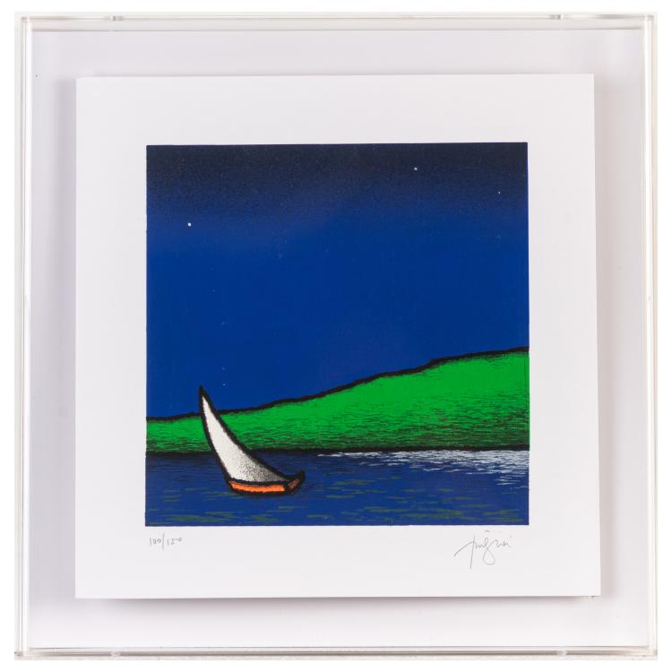 Bild 1 zu Objekt, Set of 4 graphics, 1990s, Tino Stefanoni, 179C 797