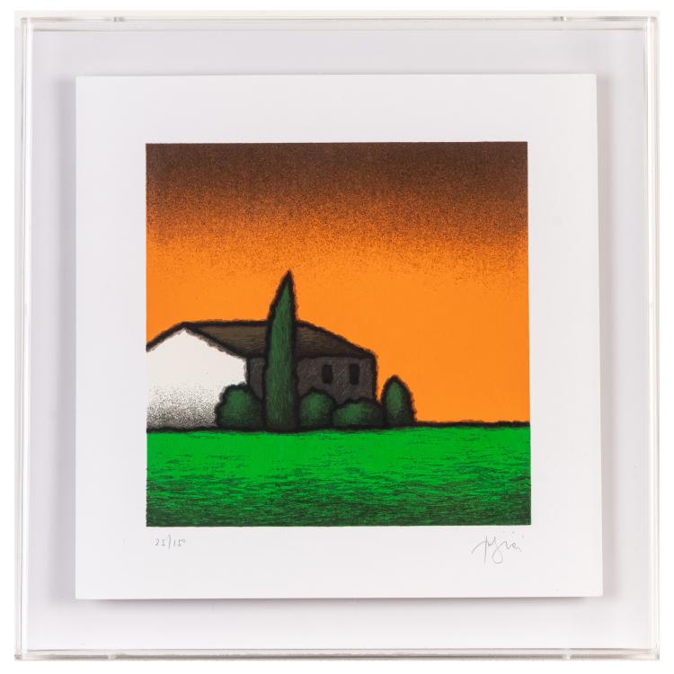 Bild 2 zu Objekt, Set of 4 graphics, 1990s, Tino Stefanoni, 179C 797