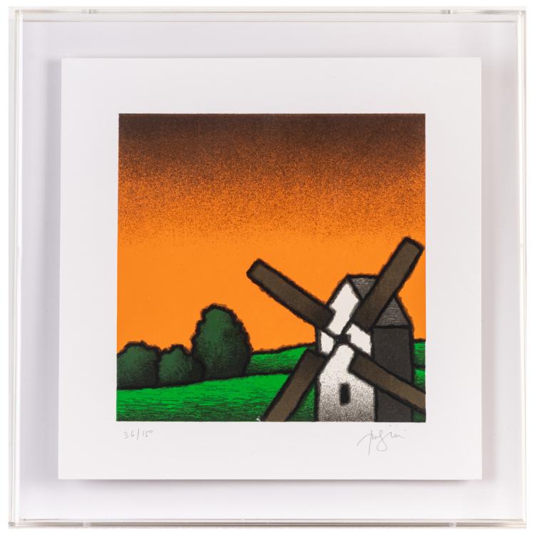 Bild 1 zu Objekt, Set of 4 graphics, 1990s, Tino Stefanoni, 179C 798