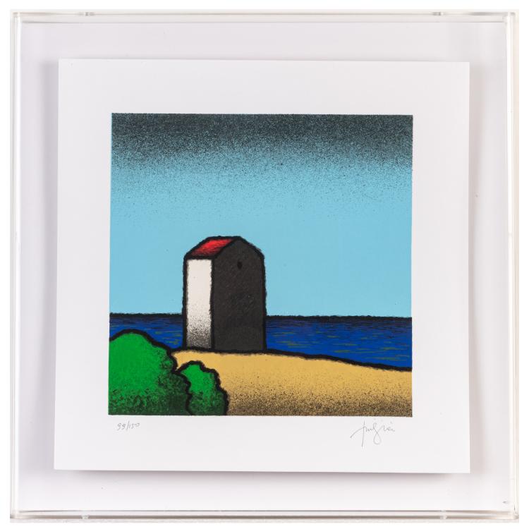 Hauptbild zu Objekt, Set of 4 graphics, 1990s, Tino Stefanoni, 179C 795