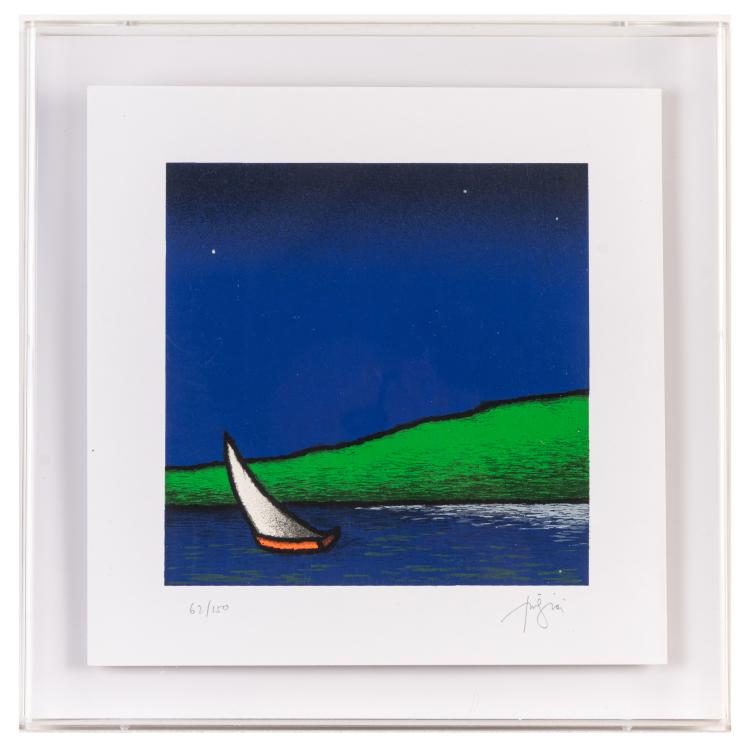 Bild 1 zu Objekt, Set of 4 graphics, 1990s, Tino Stefanoni, 179C 795