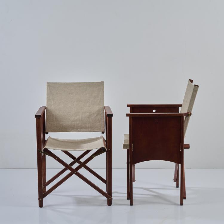 Bild 1 zu Objekt, Two folding chairs 'Monsieur X', 1996, Philippe Starck, XO, Paris, 178B 640
