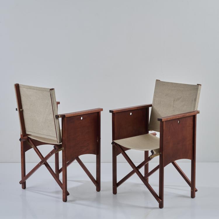 Bild 2 zu Objekt, Two folding chairs 'Monsieur X', 1996, Philippe Starck, XO, Paris, 178B 640