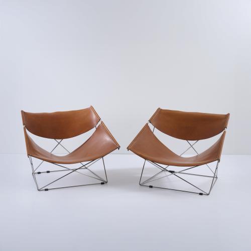 Zwei Sessel 'Butterfly 675', 1964