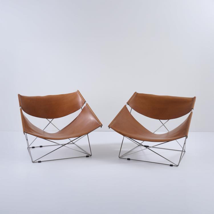 Hauptbild zu Objekt, Two 'Butterfly 675' armchairs, 1964, Pierre Paulin, Artifort, Maastricht, 178B 732