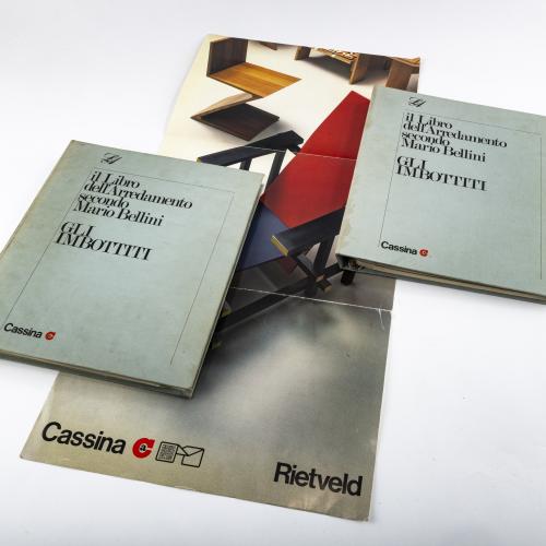 Lot of Cassina advertising materials, c.1978