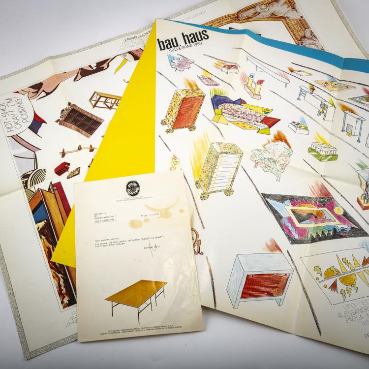 Bild 2 zu Objekt, Konvolut Alchimia Werbematerialien aus dem Jahr 1979/80, Studio Alchimia, Mailand / Milan, 179A 373