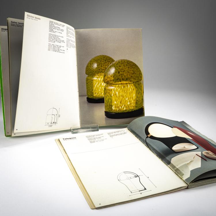 Bild 1 zu Objekt, Two product catalogs from 1977, Artemide, Mailand / Milan; Vetreria Vistosi, Mailand / Milan, 178B 817