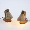 Two anthroposophical table lights, 1950s