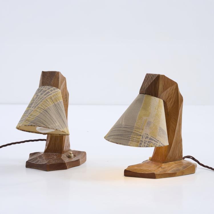 Bild 3 zu Objekt, Zwei anthroposophische Tischleuchten, 1950er Jahre, Kunstschnitzwerkstatt Dornach, Dornach (zugeschrieben), 178B 501