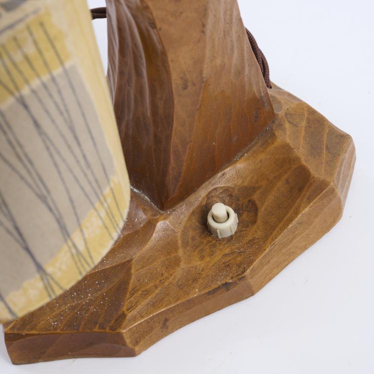 Bild 4 zu Objekt, Zwei anthroposophische Tischleuchten, 1950er Jahre, Kunstschnitzwerkstatt Dornach, Dornach (zugeschrieben), 178B 501