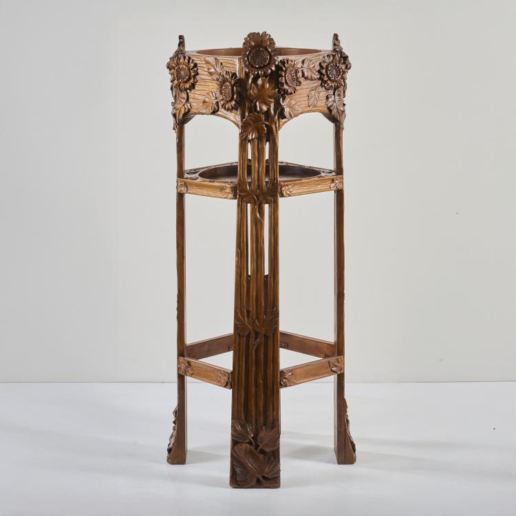 Hauptbild zu Objekt, Blumenst&auml;nder 'Tournesol', um 1900, Frankreich / France, 178A 398