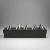 Five business or place card holders 'Berta Youssouf', 1987