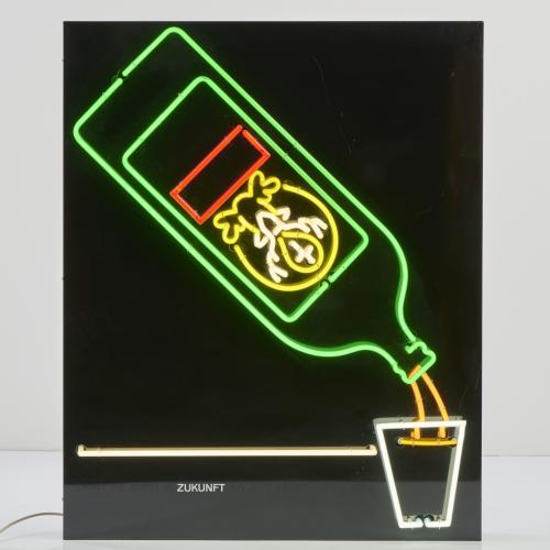 Neonwerbetafel, 1990er Jahre