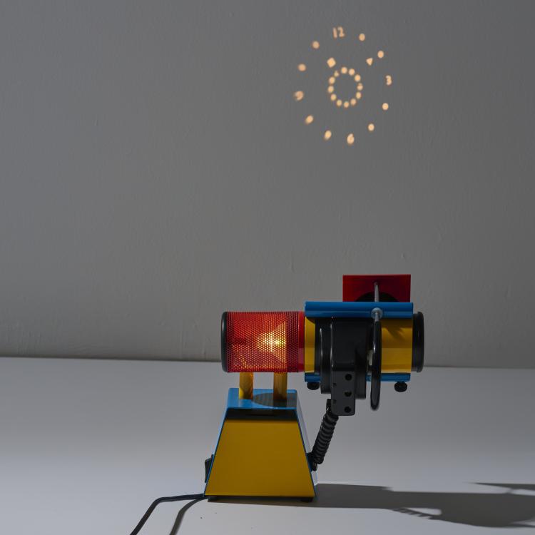 Bild 1 zu Objekt, Projection clock 'Time Beam', 1985, Stephen Savage, Timebeam, England; Savage, Stephen; Savage, Anthea, 178B 863