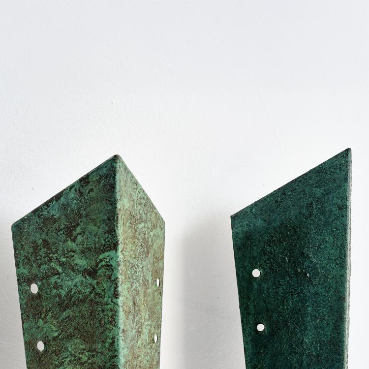 Bild 4 zu Objekt, Two wall lights, 1990s, Anna Golin (attributed), Wunderhaus, Unterf&ouml;hring, 178B 897
