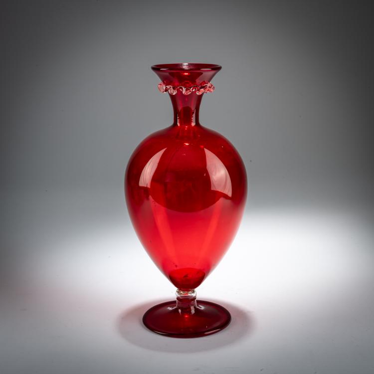 Bild 1 zu Objekt, Vase, um 1950, Venini, Murano, 179B 512