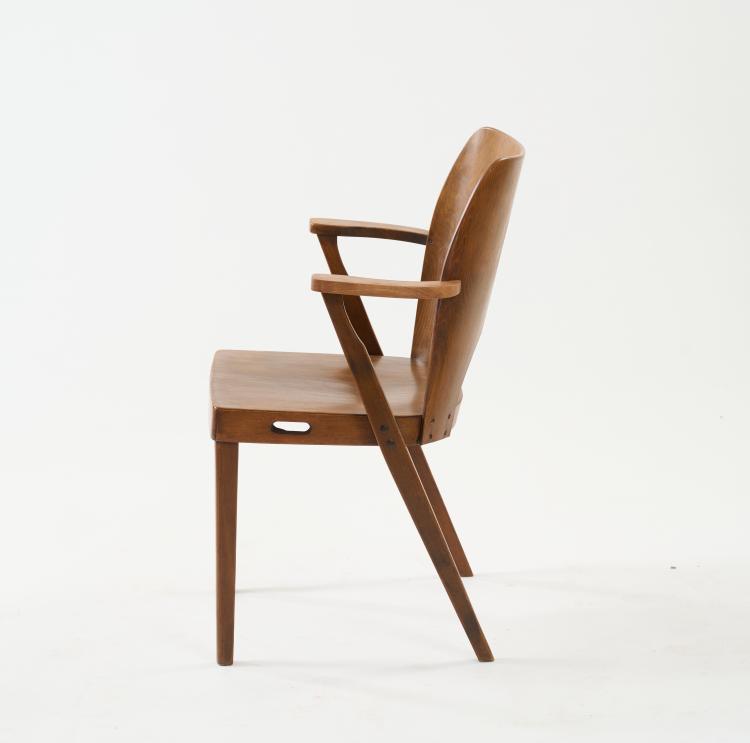 Bild 3 zu Objekt, Eight stacking chairs 'Austro Sessel', c. 1949, Otto Niedermoser, Wiesner-Hager GmbH Altheim, &Ouml;sterreich, 178B 655