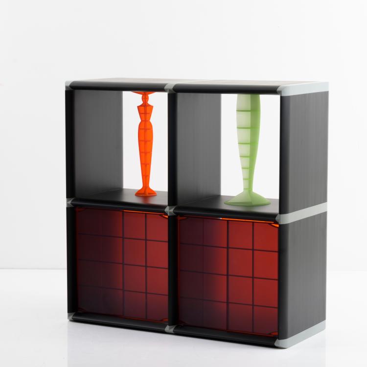 Bild 2 zu Objekt, 'BOOX room divider / shelf, c. 1990, Philippe Starck, Kartell, Noviglio, 178B 652