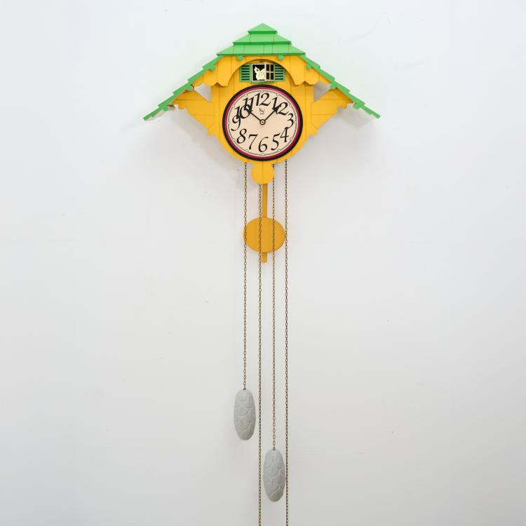 Hauptbild zu Objekt, Wanduhr 'Cuckoo', 1988 (Entwurf), Robert Venturi, Alessi, Crusinallo, 178B 879