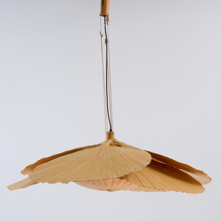Bild 2 zu Objekt, Deckenleuchte 'Hana II' aus der Serie 'Uchiwa', 1974, Ingo Maurer, Design M, Maurer, Ingo, M&uuml;nchen / Munich, 178B 830