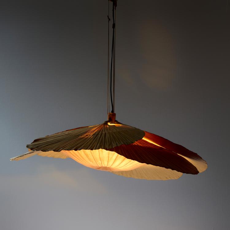 Bild 3 zu Objekt, Deckenleuchte 'Hana II' aus der Serie 'Uchiwa', 1974, Ingo Maurer, Design M, Maurer, Ingo, M&uuml;nchen / Munich, 178B 830