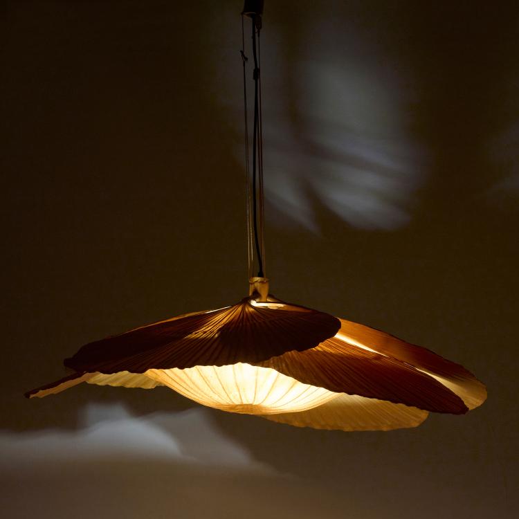 Bild 4 zu Objekt, Deckenleuchte 'Hana II' aus der Serie 'Uchiwa', 1974, Ingo Maurer, Design M, Maurer, Ingo, M&uuml;nchen / Munich, 178B 830