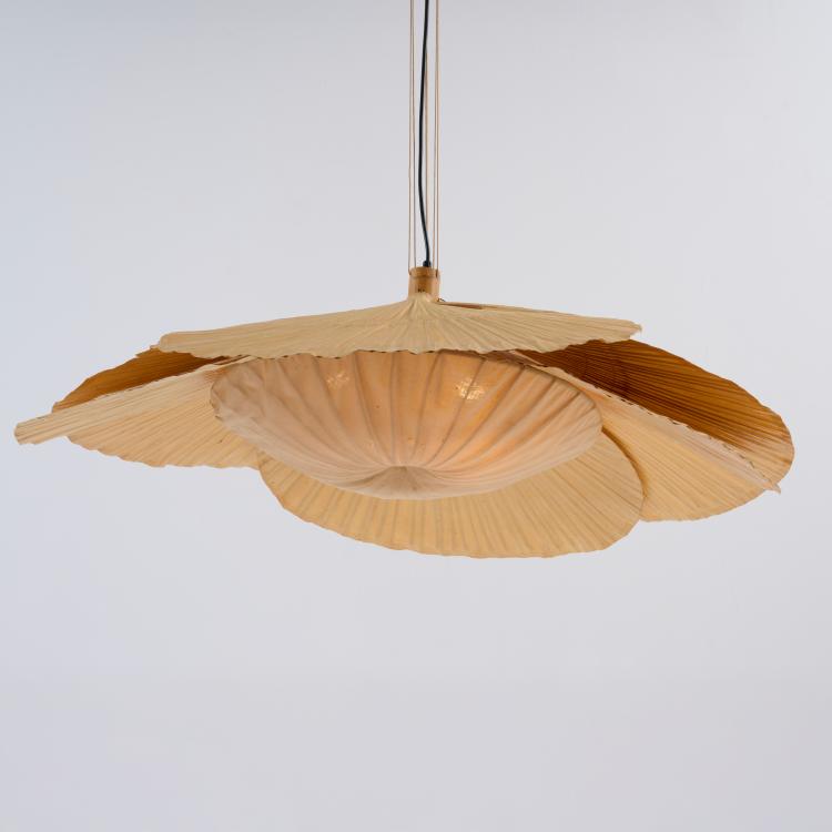 Bild 5 zu Objekt, Deckenleuchte 'Hana II' aus der Serie 'Uchiwa', 1974, Ingo Maurer, Design M, Maurer, Ingo, M&uuml;nchen / Munich, 178B 830