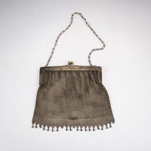 Steel beaded bag