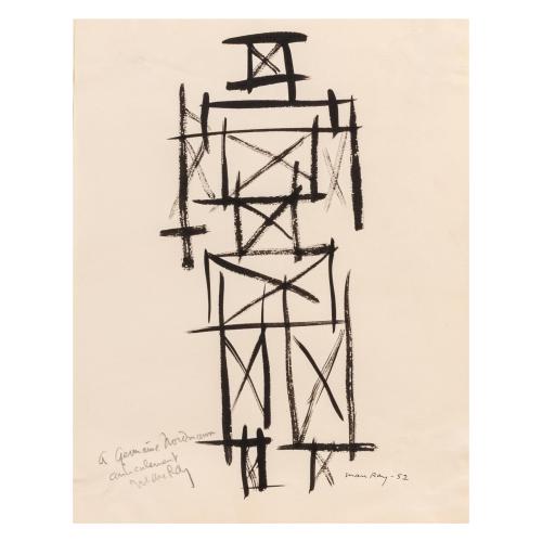 Ohne Titel (abstrahierte Figur), 1952