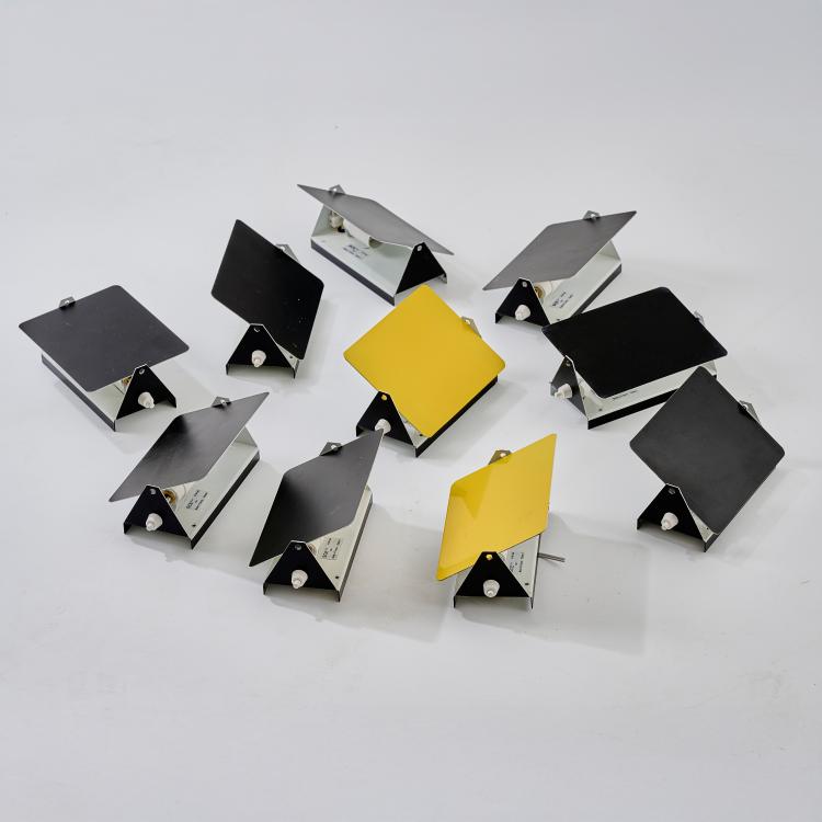 Hauptbild zu Objekt, Zehn Wandleuchten 'CP-1', 1963 (Entwurf), Charlotte Perriand, Steph Simon, Paris; SCE, 178B 730