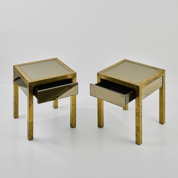 Bild 1 zu Objekt, Two bedside tables, 1970s, Sandro Petti, Italien / Italy, 179A 328