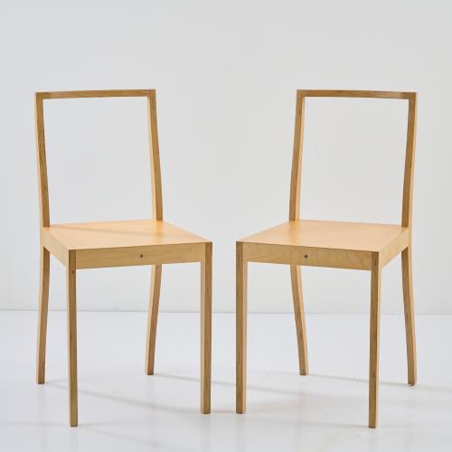 Zwei Stühle 'Ply Chair', 1988 (Entwurf)