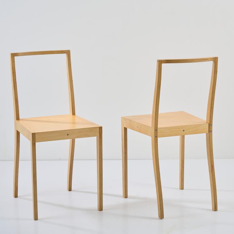 Bild 2 zu Objekt, Two chairs 'Ply Chair', 1988 (design), Jasper Morrison, Vitra, Birsfelden, 178B 876