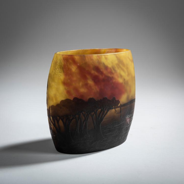 Bild 4 zu Objekt, Vase 'Paysage M&eacute;diterran&eacute;e', 1910-15, Antonin Daum, Daum Fr&egrave;res, Nancy, 178A 26