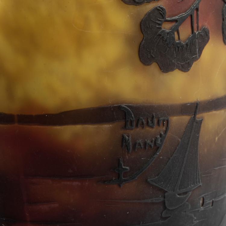 Bild 5 zu Objekt, Vase 'Paysage M&eacute;diterran&eacute;e', 1910-15, Antonin Daum, Daum Fr&egrave;res, Nancy, 178A 26