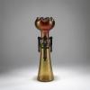 Hyacinth vase with mounted handles, 1902-05