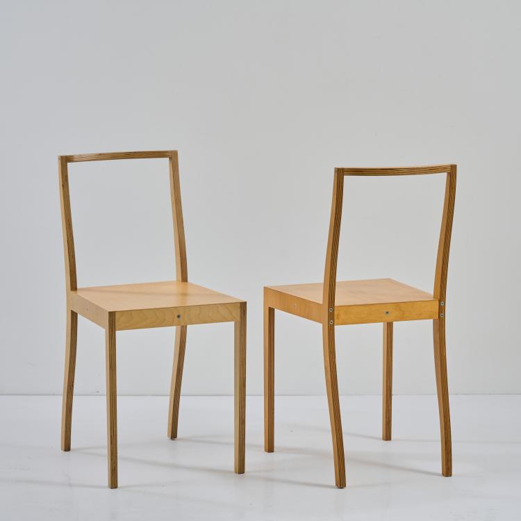 Bild 2 zu Objekt, Two chairs 'Ply Chair', 1988 (design), Jasper Morrison, Vitra, Birsfelden, 179A 405