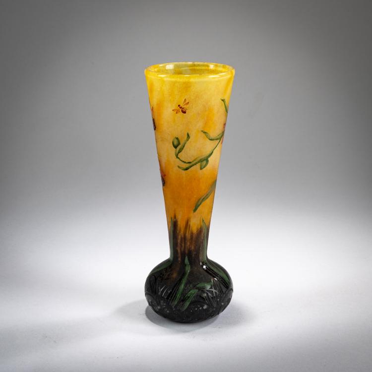 Bild 2 zu Objekt, Vase 'Orchis, Mouches et Abeilles', 1906, Henri Berg&eacute;, Daum Fr&egrave;res, Nancy, 178A 34
