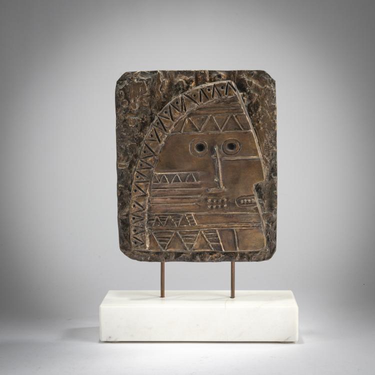 Bild 1 zu Objekt, Bronzerelief 'La rose des Galaxies Lointaines', 1992, Max Papart, 179C 698