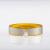 Tension ring with trilliant-cut diamond