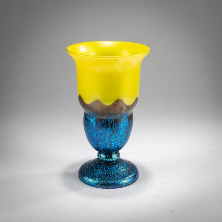 Bild 1 zu Objekt, Fu&szlig;vase, um 1925, L&ouml;tz Wwe., Klosterm&uuml;hle / Klastersky Mlyn, 178A 201