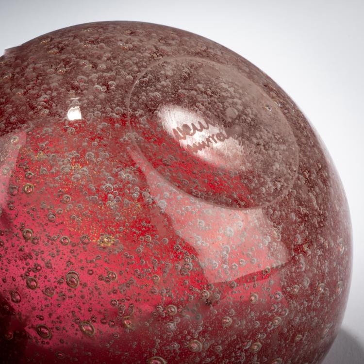 Bild 2 zu Objekt, Zwei Schalen 'Sommerso a bollicine', um 1935, Carlo Scarpa, Venini, Murano, 179B 502