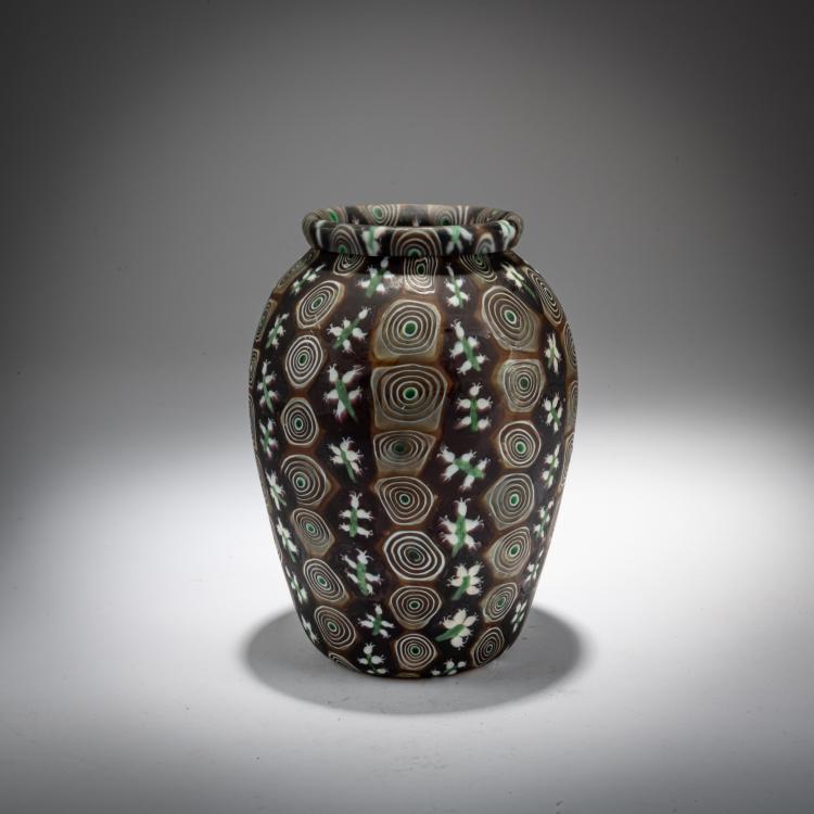 Hauptbild zu Objekt, Vase 'Murrine', um 1910, Toso Fratelli, Murano, 179B 612