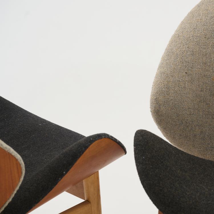 Bild 6 zu Objekt, Zwei Sessel '134', 1955, Hans Olsen, J&ouml;rgensens, N.A., M&ouml;belfabrik, D&auml;nemark (Bramin), 178B 682