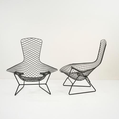 Zwei Sessel 'Bird Chair', 1950 (Entwurf)