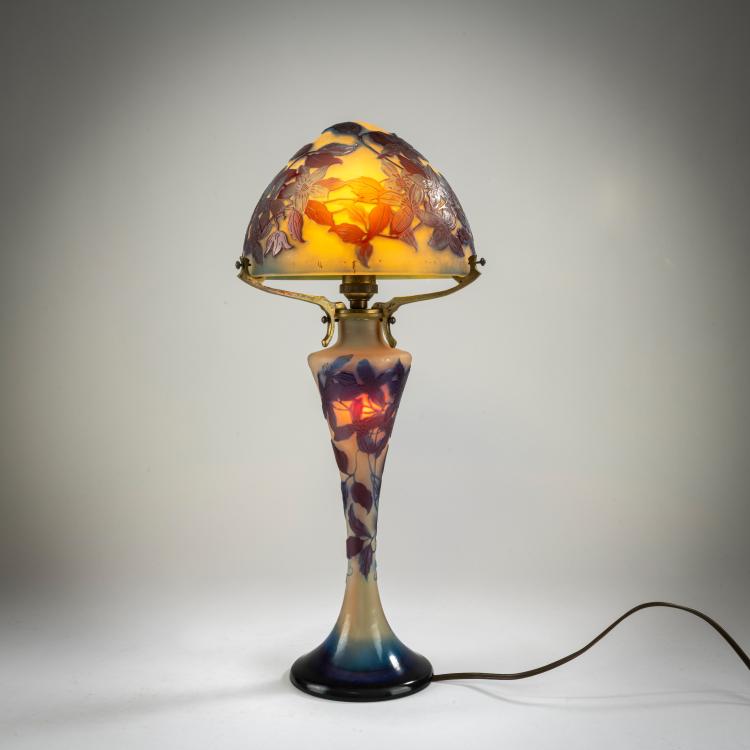 Hauptbild zu Objekt, Table light 'Cl&eacute;matites', 1920-36, Gall&eacute;, Nancy, 178A 114