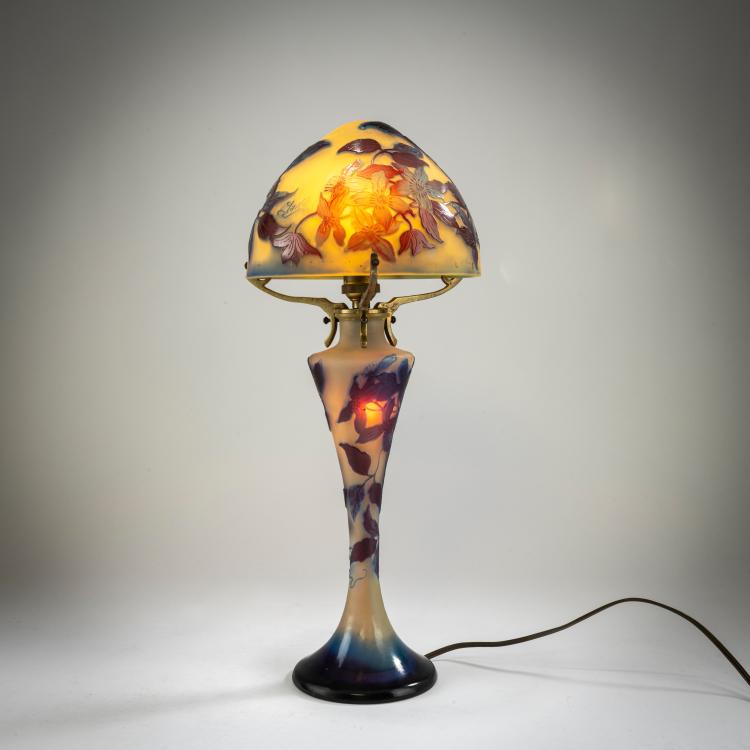 Bild 1 zu Objekt, Table light 'Cl&eacute;matites', 1920-36, Gall&eacute;, Nancy, 178A 114